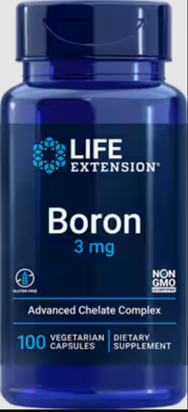 Boron 3mg bottle
