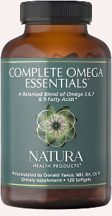 Complete Omega Essentials Natura Health Products Supplement Bottle