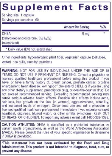 DHEA Ingredients