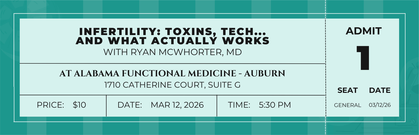 Event: Infertility: Toxins, Tech... and What Actually Works