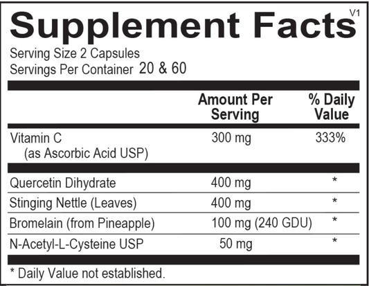 Natural D-Hist Ingredients