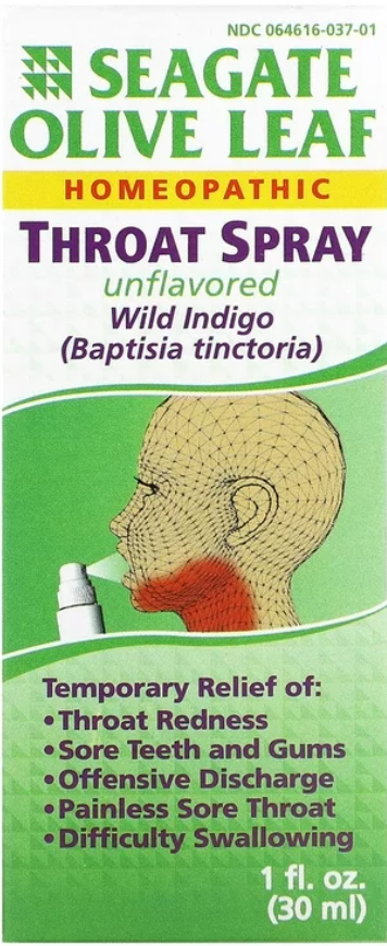 Seagate Olive Leaf Throat spray