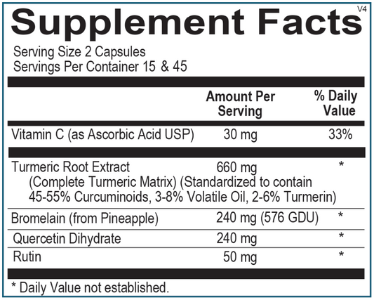 Traumeric Ingredients
