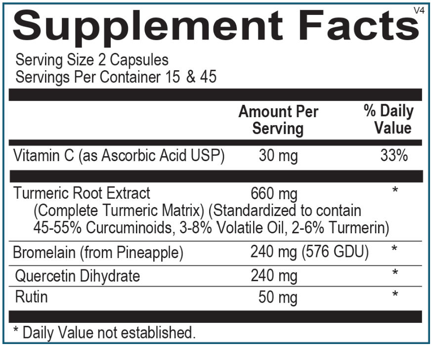 Traumeric Ingredients