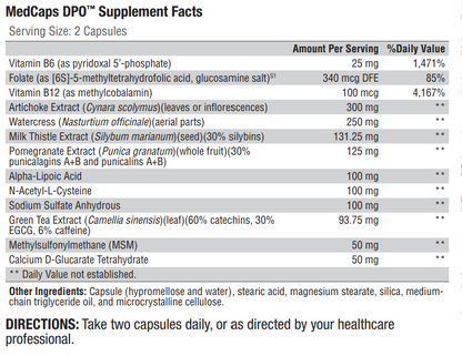 MedCaps DPO Ingredients 