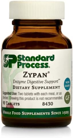 Zypan dietary supplement bottle by Standard Process.