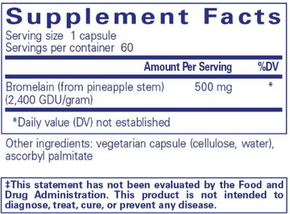 Bromelain Ingredients 