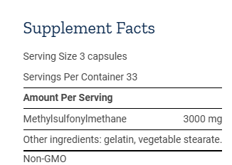 MSM 1000mg