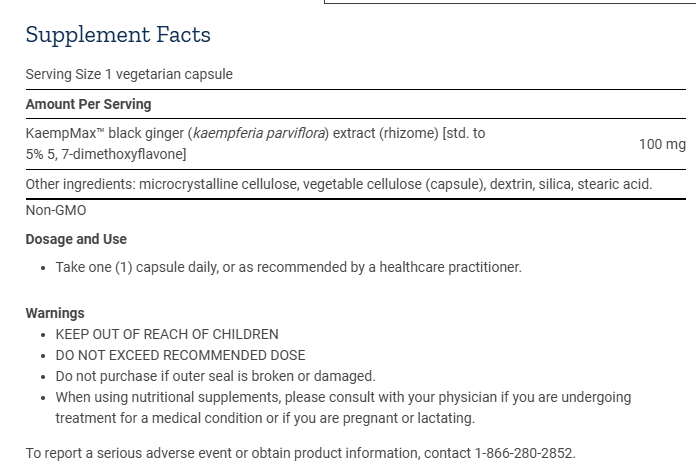 Male Vascular Sexual Support
