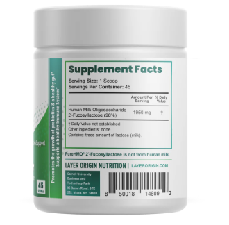 PureHMO® Human Milk Oligosaccharide (HMO 2'FL) Super Prebiotic Powder