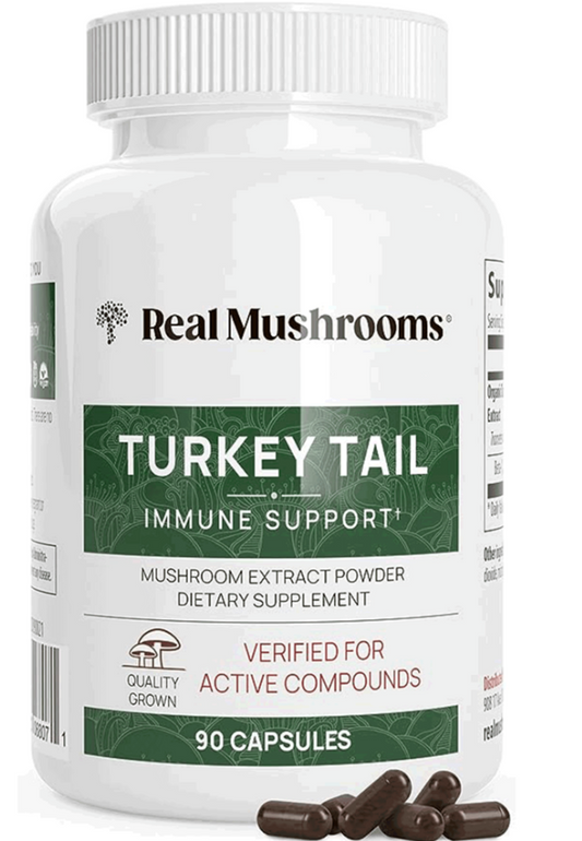 Turkey Tail Mushroom Extract Capsules