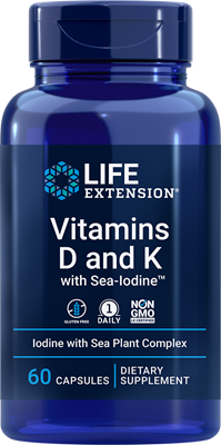 Vitamins D and K with Sea Iodine
